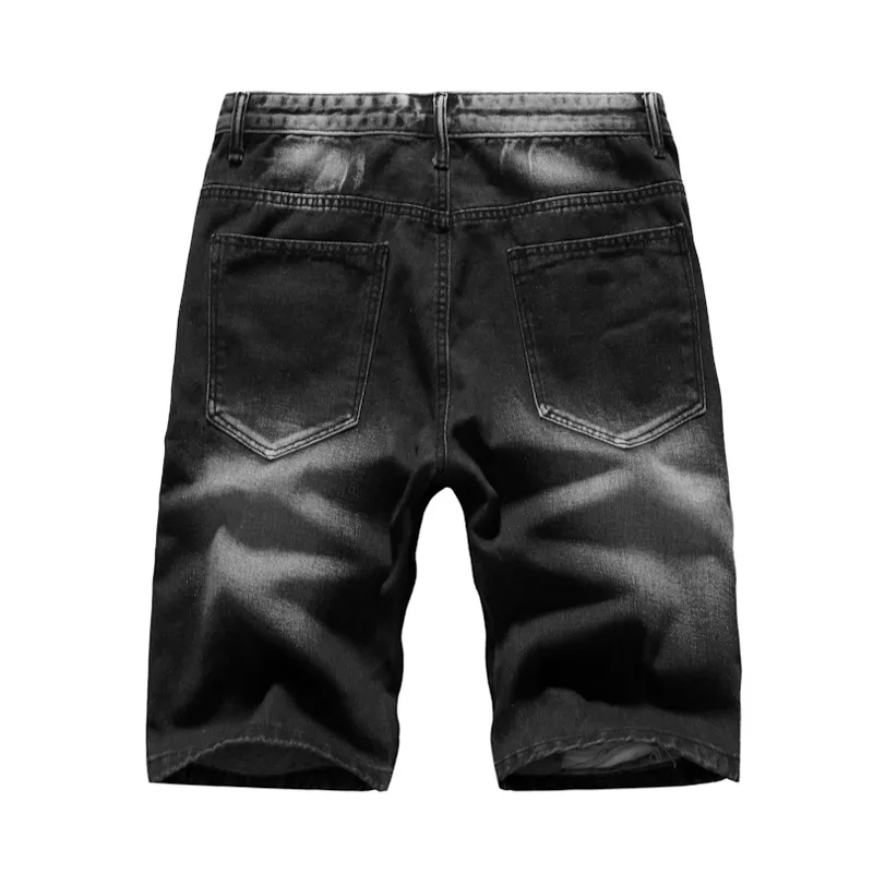 Sommar denim shorts manliga jeans män jean shorts bermuda skate board harem mens jogger t200512