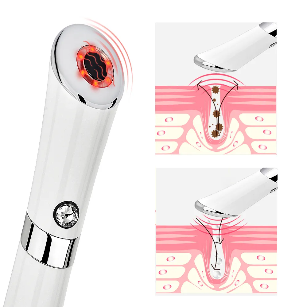 Beheiztes Sonic-Augenmassagegerät, elektrischer Facelifting-Stift, Hautstraffung, Anti-Falten, Vibration, Augenringe, Anti-Aging-Gerät, Geschenk C18112601