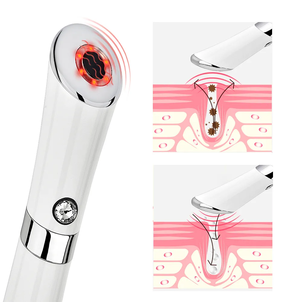 Heated Eye Massager Electric Face Lifting Pen Skin Tightening Anti Wrinkle Vibration Dark Circles Anti Aging Device Gift C181126019476001
