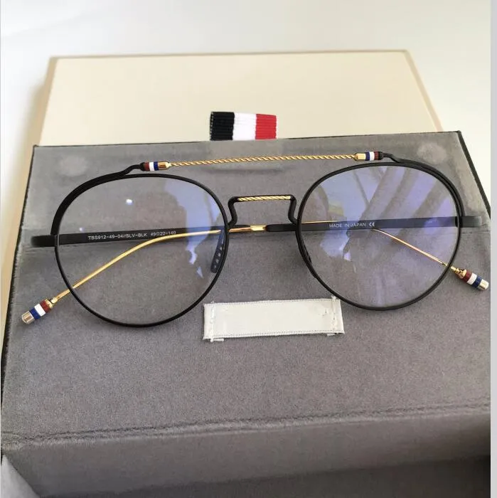 TB912 Brillengestell klare Linse Herren- und Damenbrille Myopiebrille Retro oculos de grau Herren- und Damenmyopiebrille fra3151