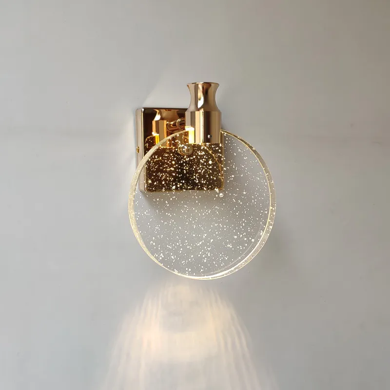Creatieve bubbel kristallen wandlampen Minimalistische woonkamer slaapkamer bedmuurwand SCONCE badkamer spiegel voorwandlamp: