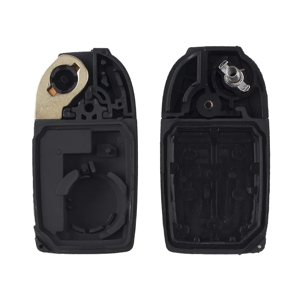 Ny ersättning 5 nycklar Remote Control Flip Folding Key Shell för XC70 XC90 V50 V70 S60 S80 C30 FOB -bil Key Case2634660