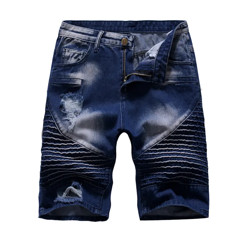 Sommar denim shorts manliga jeans män jean shorts bermuda skate board harem mens jogger t200512