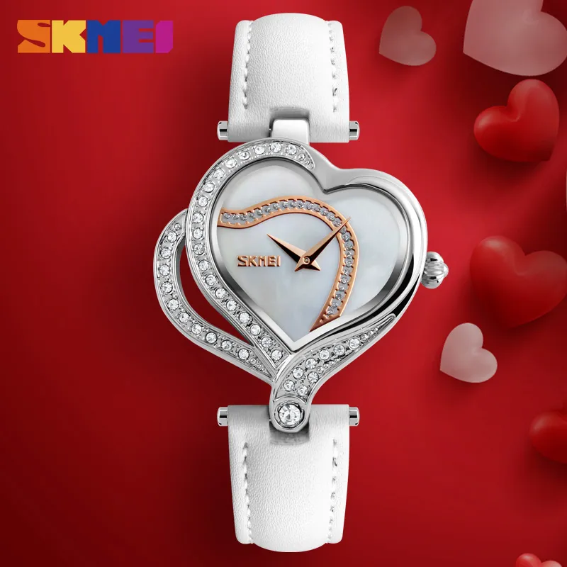 Skmei Fashion Quartz Women Women Womens Women Creative Diamond Ladies Wristwatch Top Brand Luxury Watch Women Montre Femme 91613119