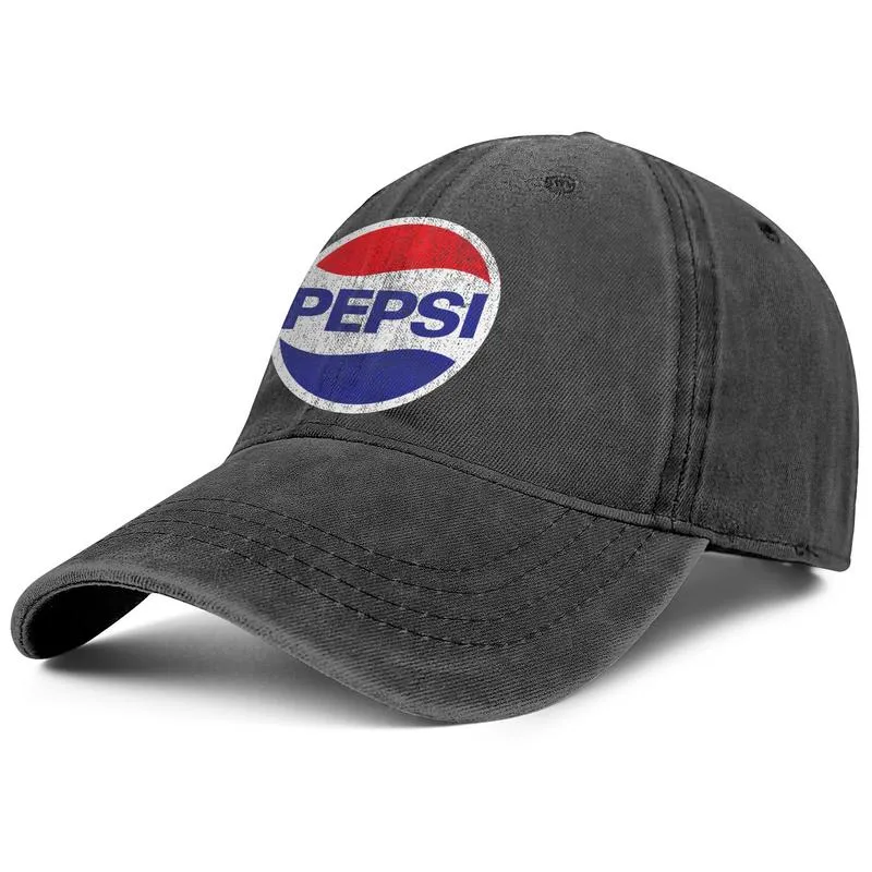 Pepsi Coli Blue and White Unisex Denim Baseball Cap Cool Blank Team Exiquel Hats220J