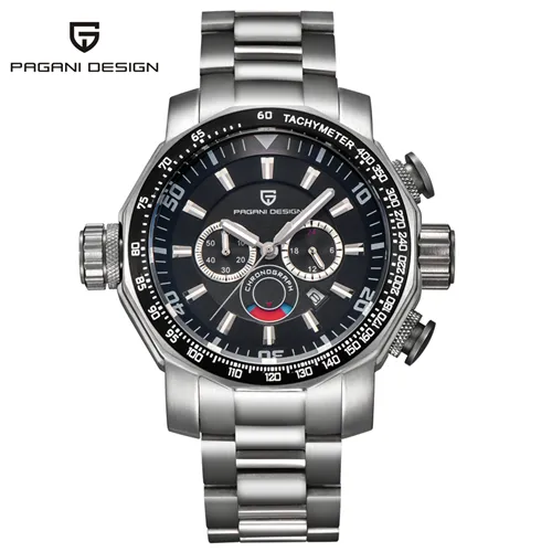 Uhren Männer Luxus Marke PAGANI DESIGN Sport Uhr Dive Militär Uhren Große Zifferblatt Multifunktions Quarz Armbanduhr reloj hombre273d