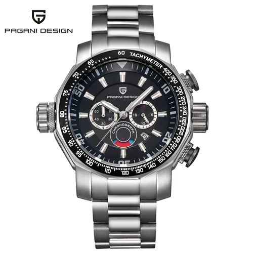 Watches Men Luxury Brand Pagani Design Sport Watch Dive Military Watches Big Dial Multifunction Multifunction Quartz Wristwatch Reloj Hombre277o