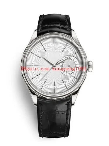 Watch 39 mm Geneve Cellini 50515 50519 Azja 2813 ruch skórzana bransoletka Automatyczna męska zegarki 217g