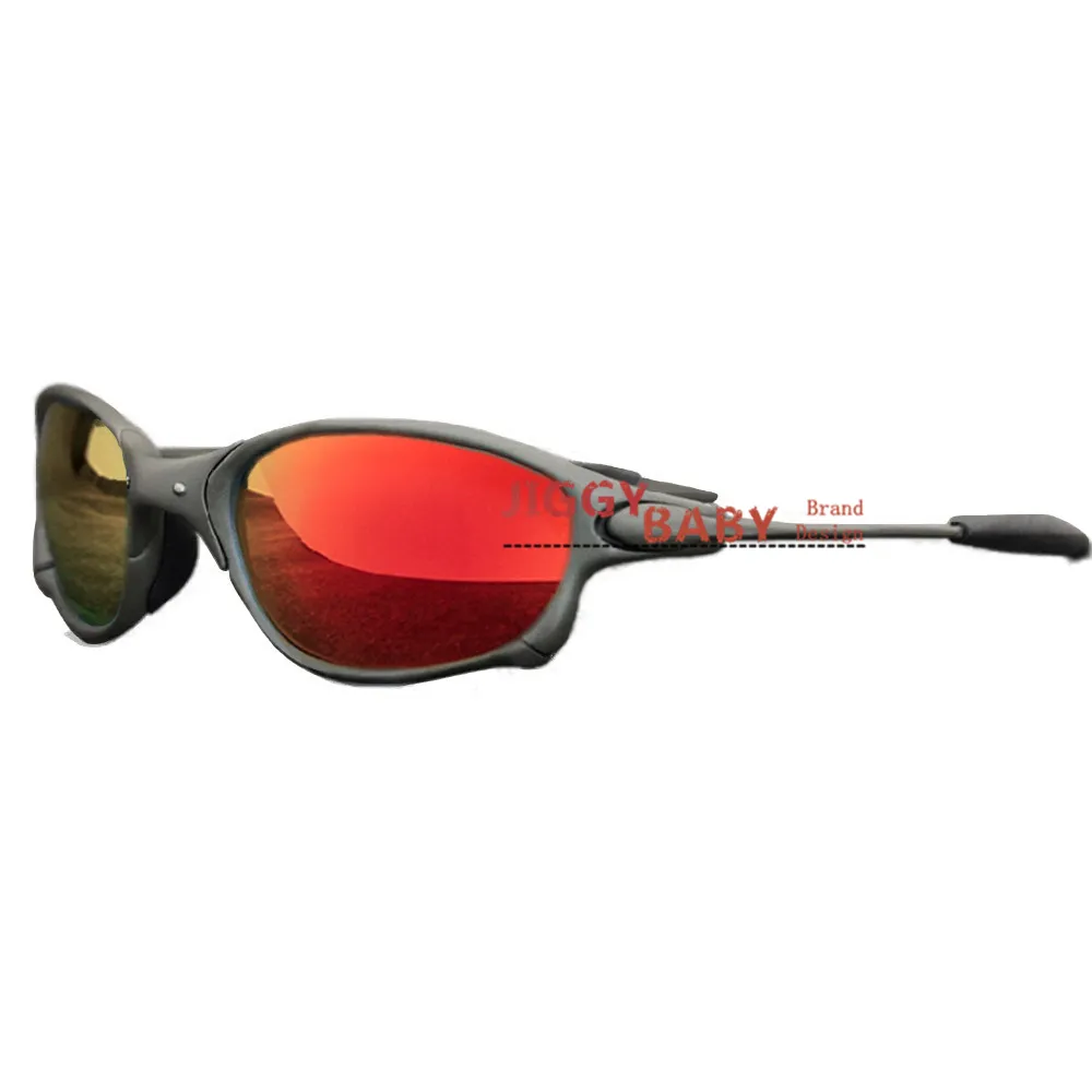 Top X Metal Juliet xx 2 Sunglasses Driving Sports Riding Polarized UV400 High Quality Sun Glasses Men Women Mirror Ruby Red Blue New5422033