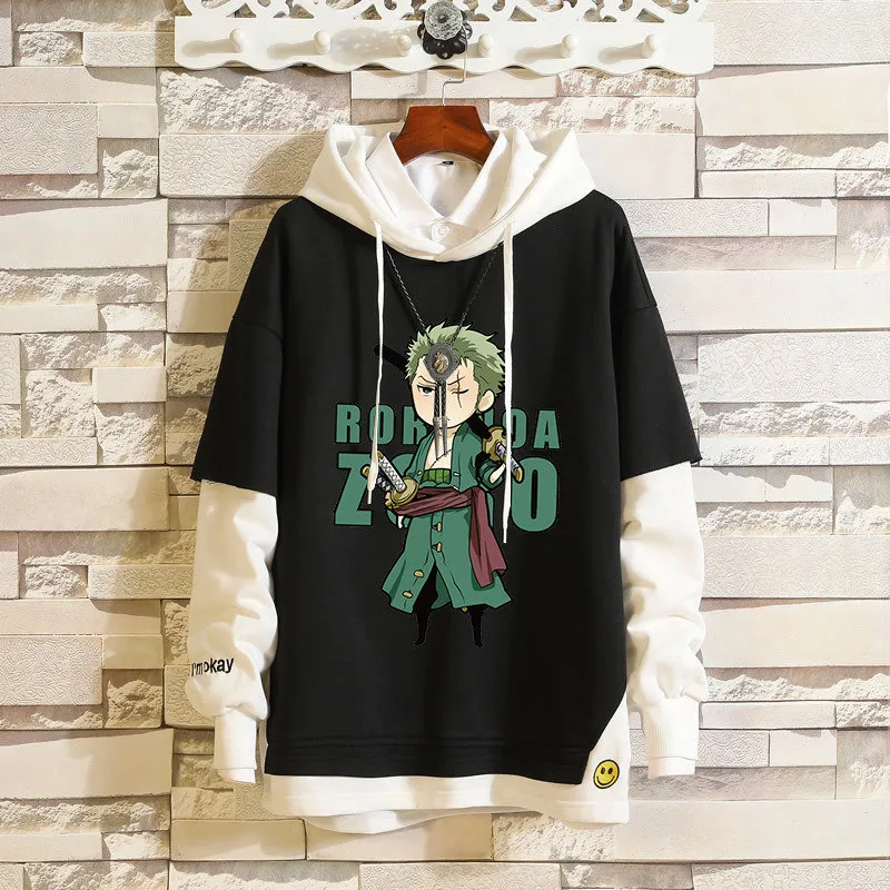 Anime capuche cosplay une pièce Portgas D Ace Tony Tony Chopper singe D Luffy nouveau sweat à capuche unisexe vêtements Sweatshirt234o