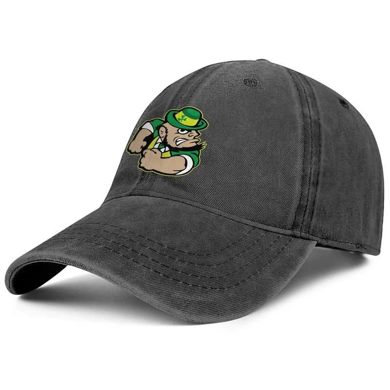 Notre Dame Fighting Irish football logo Unisex denim baseball cap golf sports personalized uniquel hats Round Logo9352980