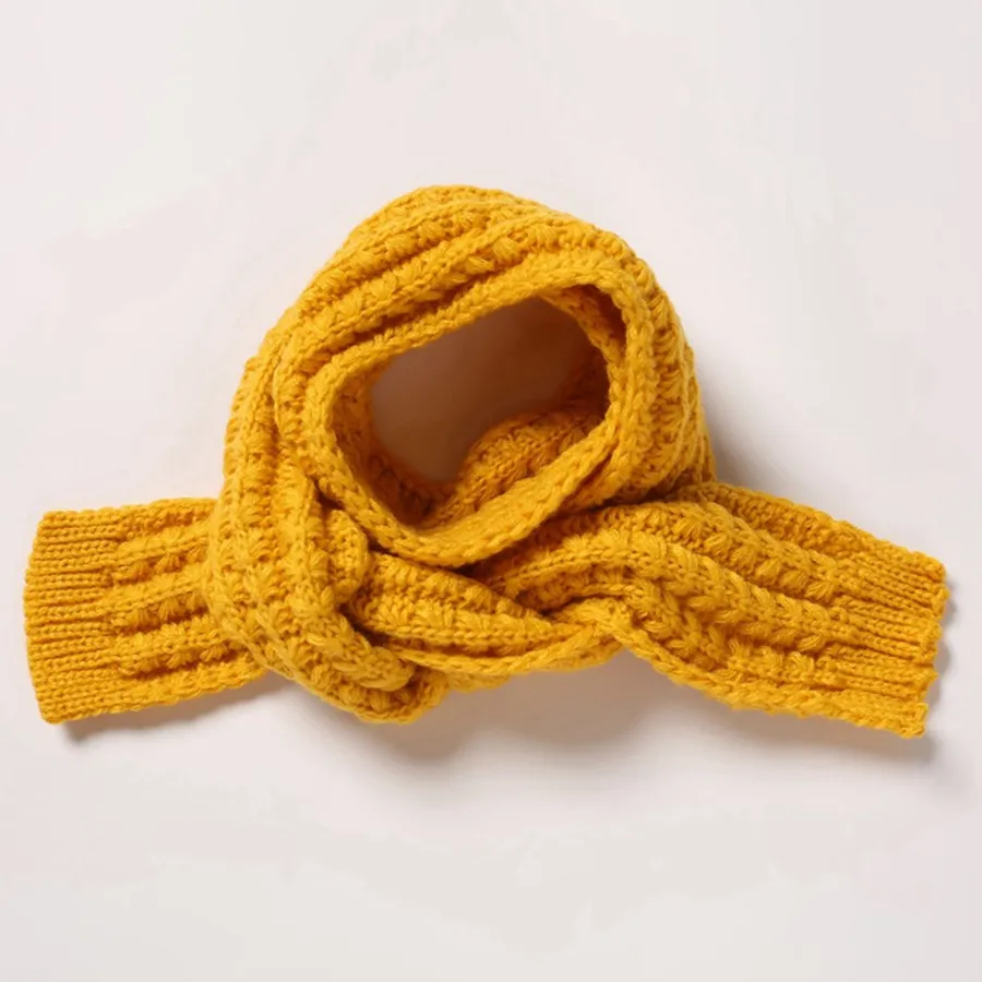 Baby gebreide sjaal Koreaanse ins Kinderen snoepkleur warme gehaakte sjaals Outdoor volwassen winterkinderen reizen sjaal TTA196911786545