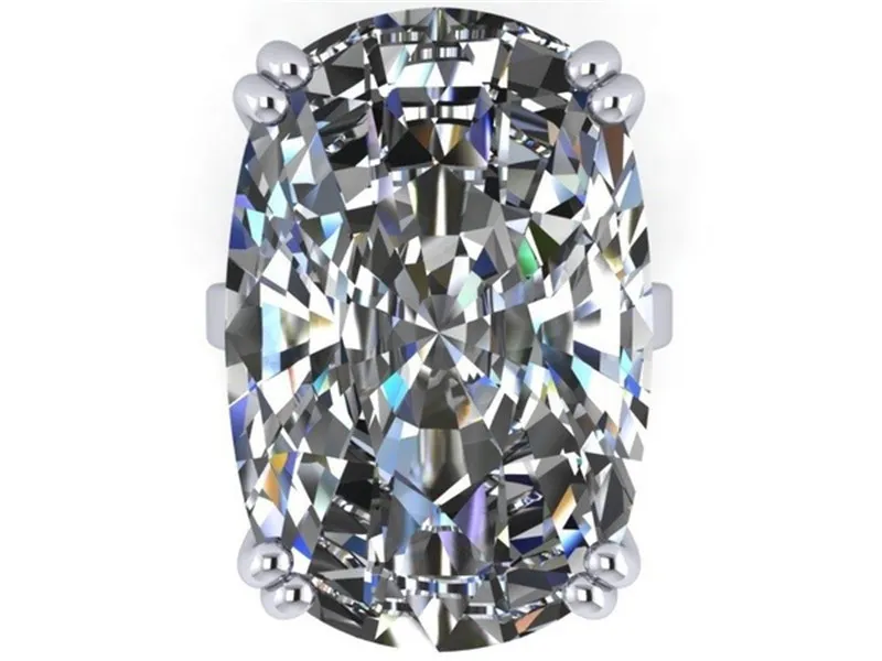 Riesiger blauer Diamantring, Prinzessin, Verlobungsringe für Frauen, Hochzeitsschmuck, Eheringe, Zubehör, Größe 5–12, 300 W