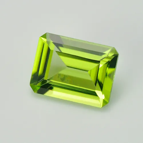 High Quality Authentic Natural Peridot Octagon Facet Cut 3x5-5x7 Semi-Precious Loose GemStone For Jewelry Setting Lot332S