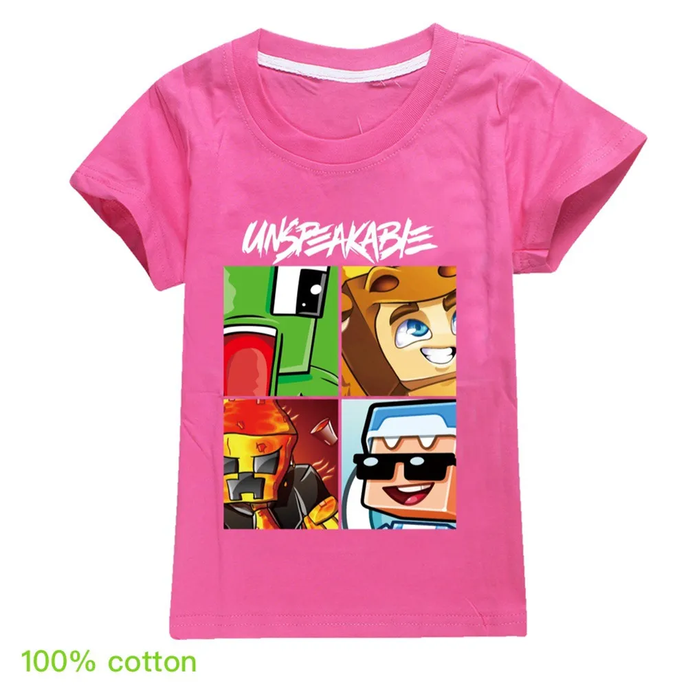 Söt Kid Cartoon T-Shirt Pop Games T-shirt Topps för 2-16 år barn pojkar flickor sommar toppar kläder yttre kläder2903301