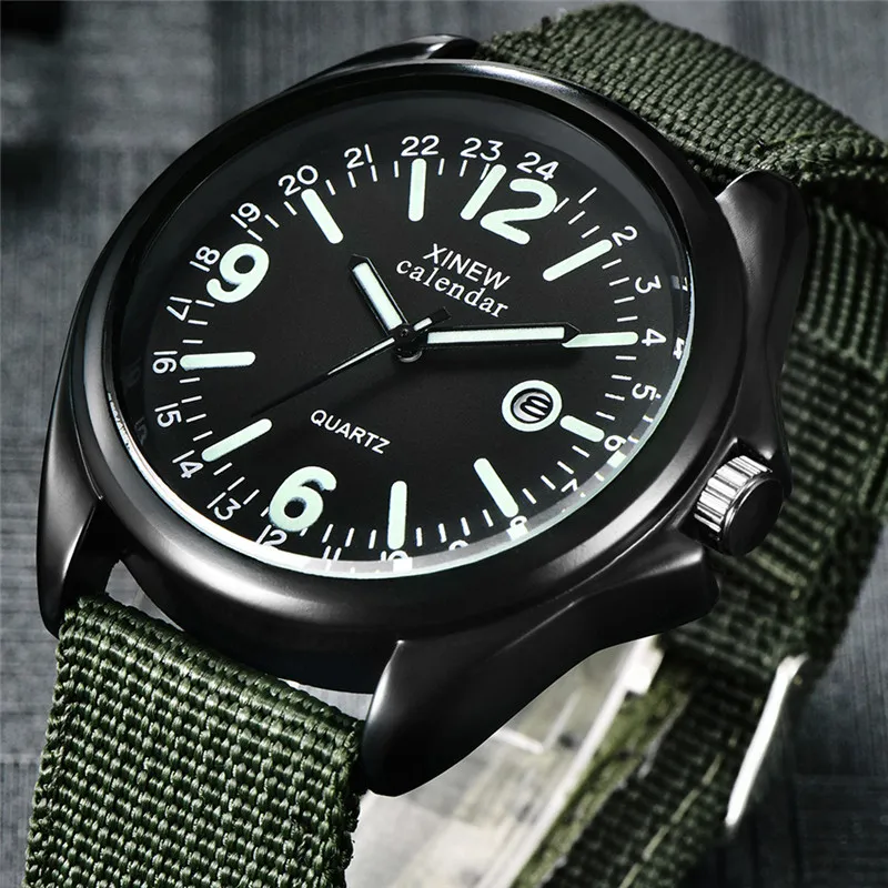Glow in the Dark Watches Tops Brand Grand Luxury Miss Clock Clock Quartz Watch Watch Black Dial Date Watch Sport Waste #352819