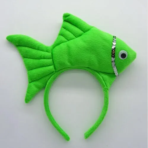 Animal océan mer poisson bandeau enfants adultes garçon fille Cosplay chapeaux fête d'anniversaire cheveux accessoires Halloween noël GB4572432