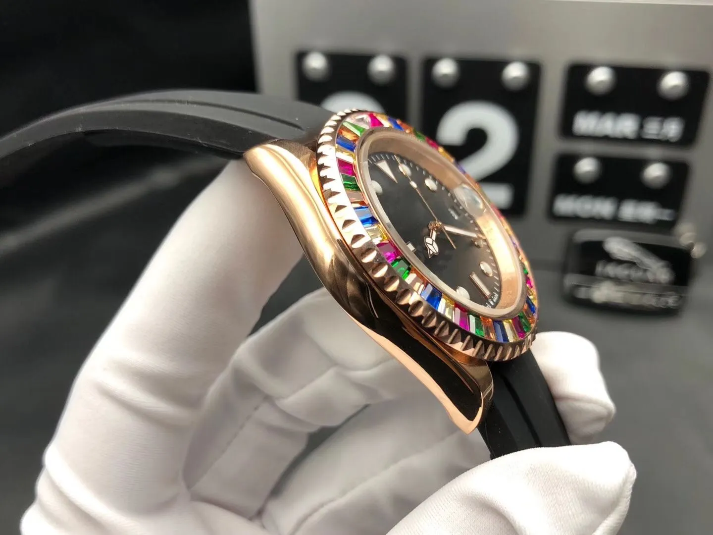 Super 43 montre DE luxe Beijing 2813 uurwerk automatisch horloge 40 mm 13 mm geraffineerde stalen kast waterdicht 50 m Super lichtgevend298z