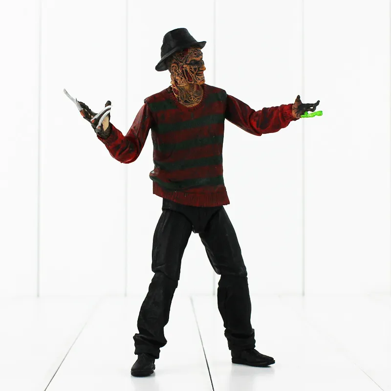 19 cm Neca Horror Film A Nightmare On Elm Street Freddy Krueger 30th Pvc Action Figure Model Toys Doll C190415012054