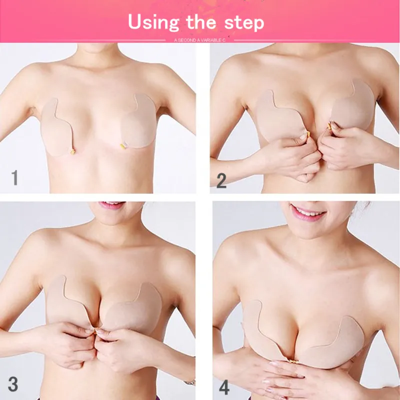 Sexy Women Silicone Invisible Bra Fly Bra Adhesive Bra Seamless Floral Dot  Push Up Bras Adhesive Gather Strapless Lady Bralette C14507746 From U9lo,  $31.19