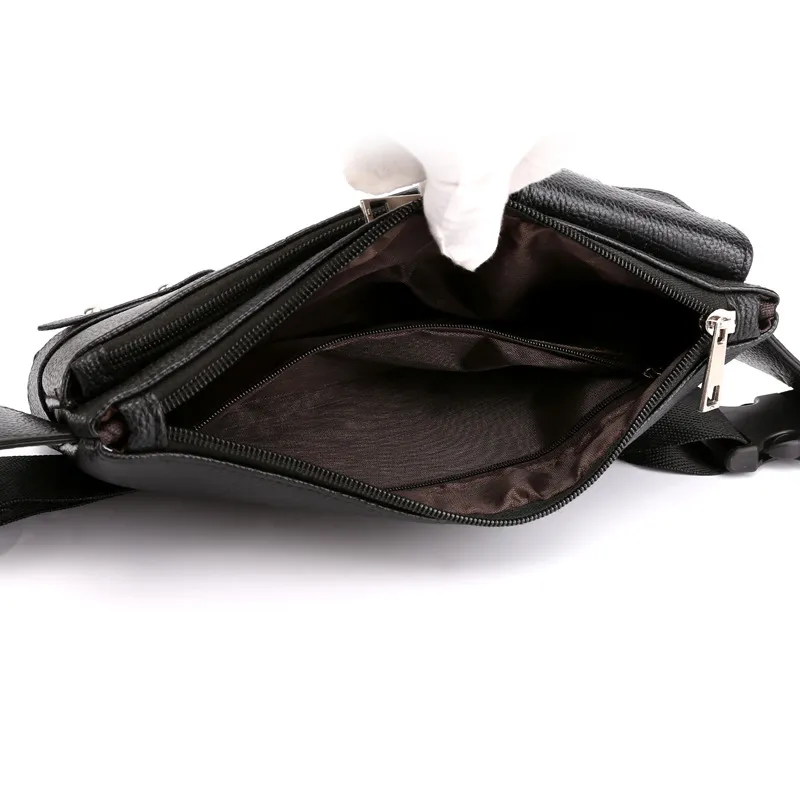 Sacs de taille pour hommes, sac à bandoulière en cuir Pu, chargeur USB, messager de sport, Mini taille 2021, 12500
