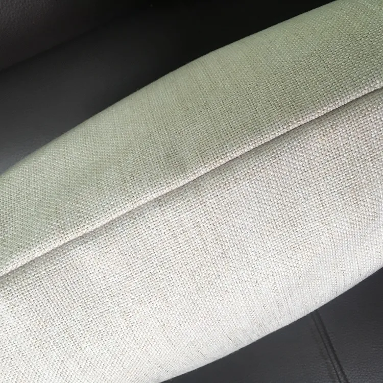 14x14インチ空白のフェイクリネン枕ケースDIY昇華のためのプレーンフェイクブラップクッションカバー刺繍ブランク1979