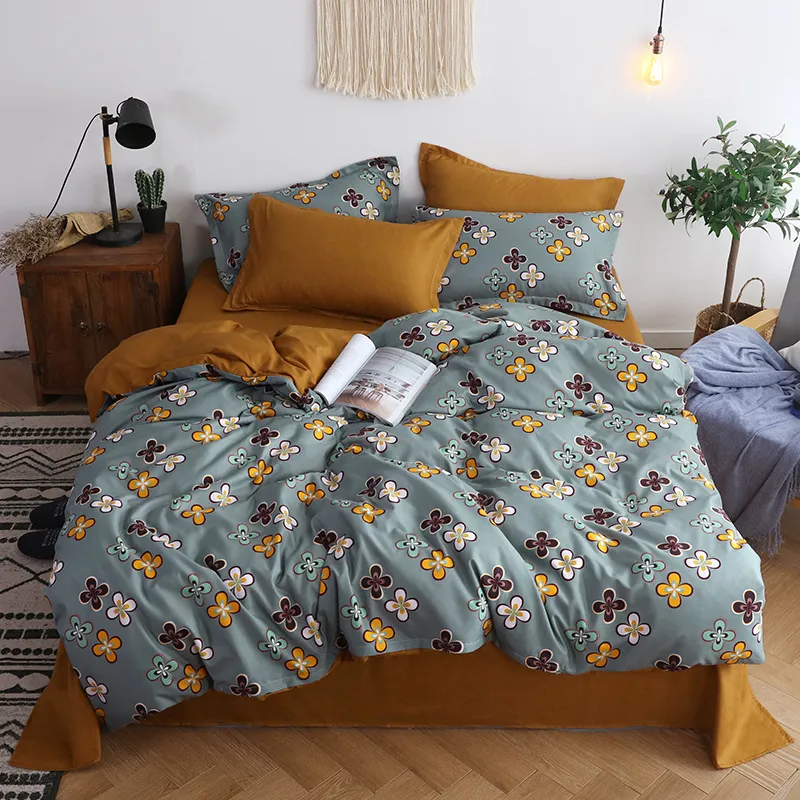 designer bed comforters sets 3D Print Duvet Cover Set King Size Bedding Textile Polyester Bedding Sets Machine Washable7495107