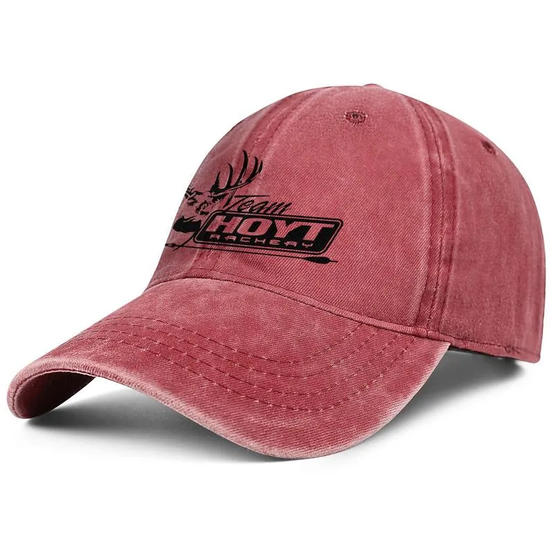 Hoyt Team łucznictwo logo unisex dżins baseball czapka niestandardowa stylowe czapki flaga Ameryka 1118352