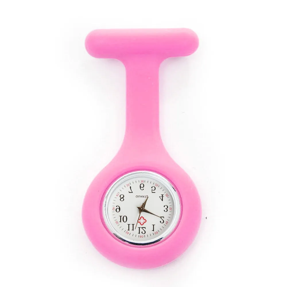 Silicone Pocket Watch infirmière Femmes Watch Pin Hangs Watch Fob Fob Immasproof Nurse-Gift Corloge pour les médecins hospitaliers Nurseing Habile6257627