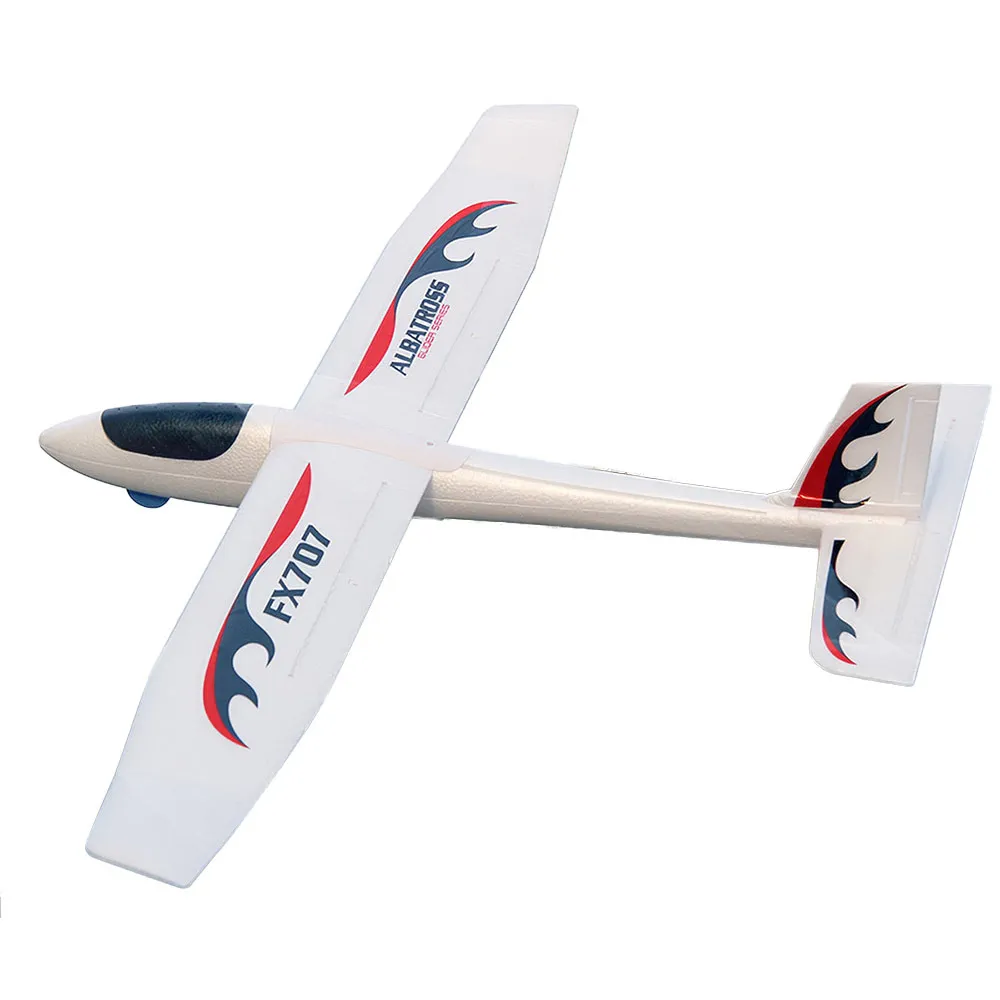 Avion de planeur de lancement à la main d'envergure de 1200mm pour les enfants jetant un avion RC modèle d'avion en mousse souple bricolage jouets éducatifs FX707S Y200419138136