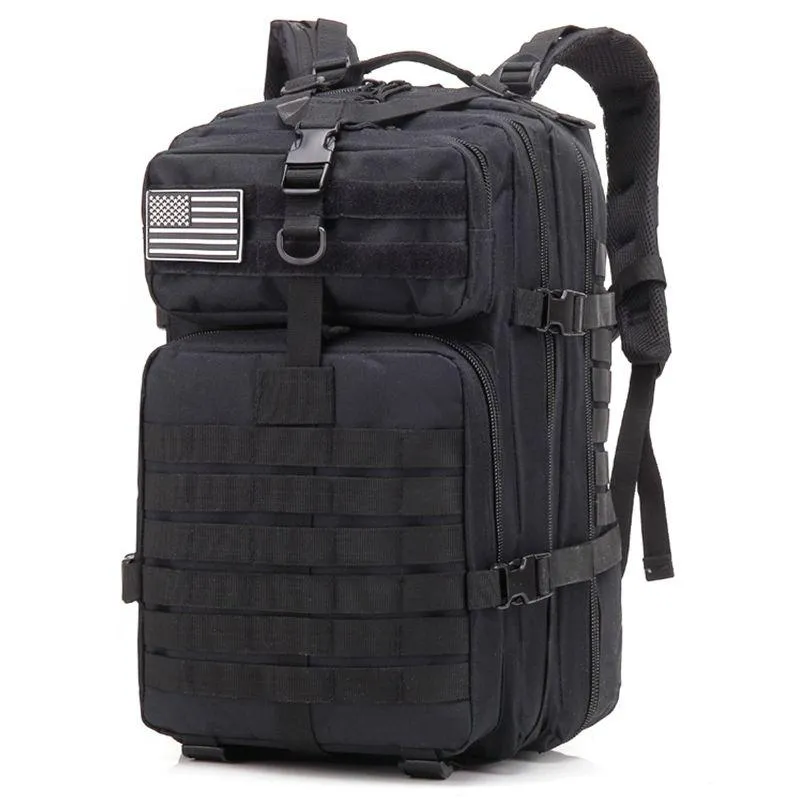 Ikon 34L Tactical Assault Pack ryggsäck Army Molle Waterproof Bug Out Bag liten ryggsäck för utomhus vandring camping jaktbl2412