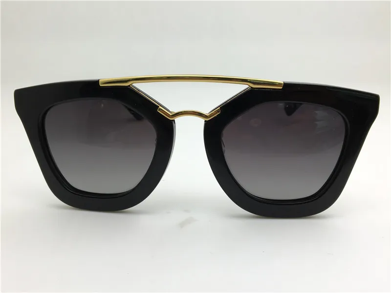 Whole-New spr sunglasses 09Q cinema sunglasses coating mirror lens lens vintage retro style square frame gold middle women des272G