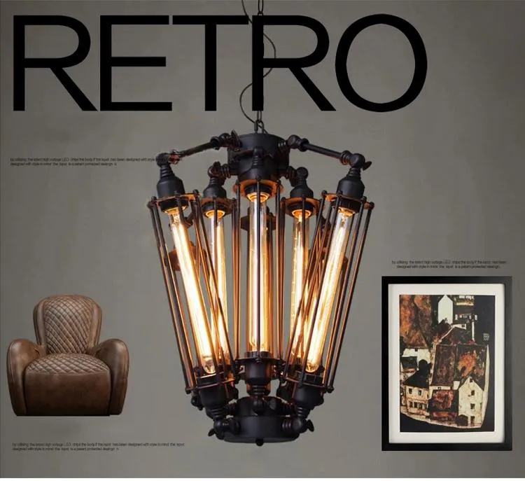 Lampe suspendue industrielle rétro américaine, luminaire décoratif d'intérieur, idéal pour un Loft, un Restaurant, un Bar ou une île d'Alcatraz, Edison, 247T, nouvelle collection