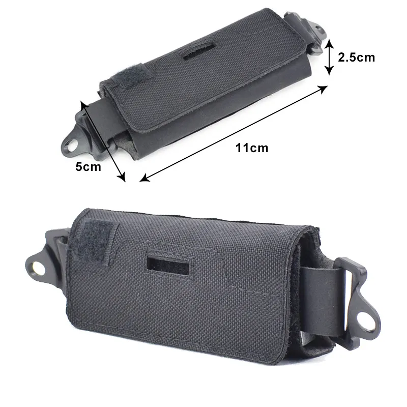 Outdoor Tactical Airsoft Fast Accessory Counterweight Kit Balancing Bag for Helmet Airsoft Paintball Shooting NO01-135