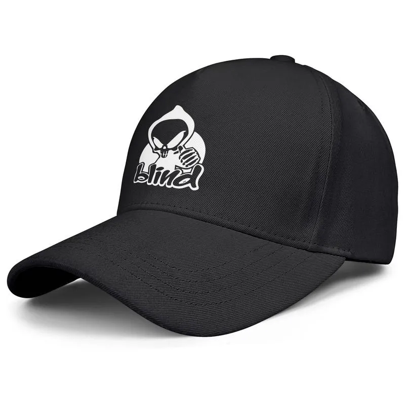 Blind Skateboards logo casquette de camionneur réglable pour hommes et femmes personnalisé ajusté baseballhats élégant crâne aveugle mort Scy2126