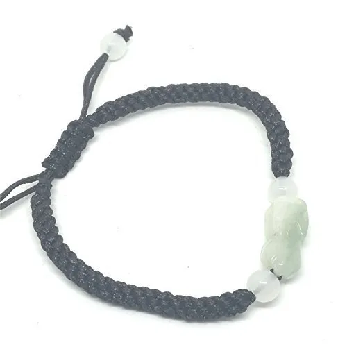 Natural Jade Handwoven Rope Adjustable Bracelet Fashion Temperament Jewelry Gems Accessories Gifts Whole3524390