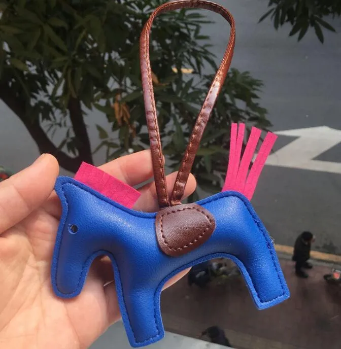 Cuir PU cheval porte-clés concepteur clé boucle sac à main pendentif breloques exquis H pendentifs porte-clés glands porte-clés classiques