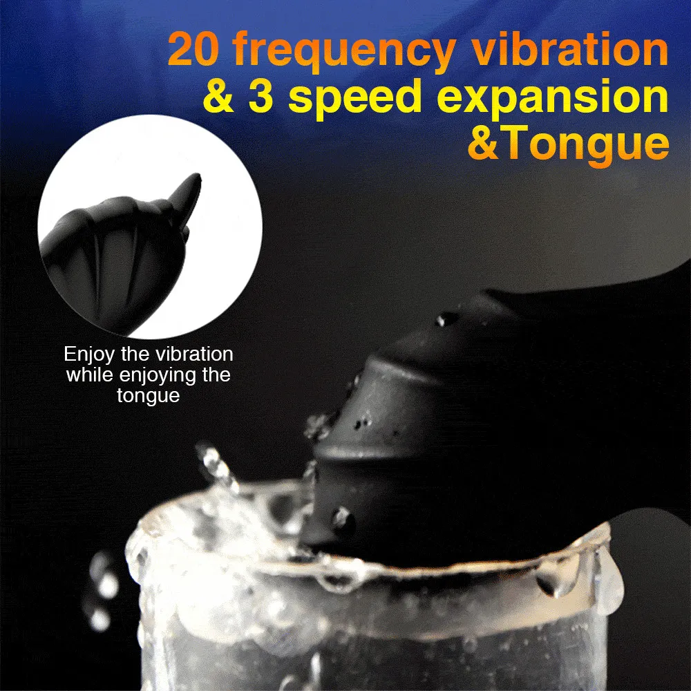 Wireless Remote Vibrator For Men Butt Automatic Telescopic Vibrating Male Prostate Massager Plug Anal Sex Toy Y2004221807471