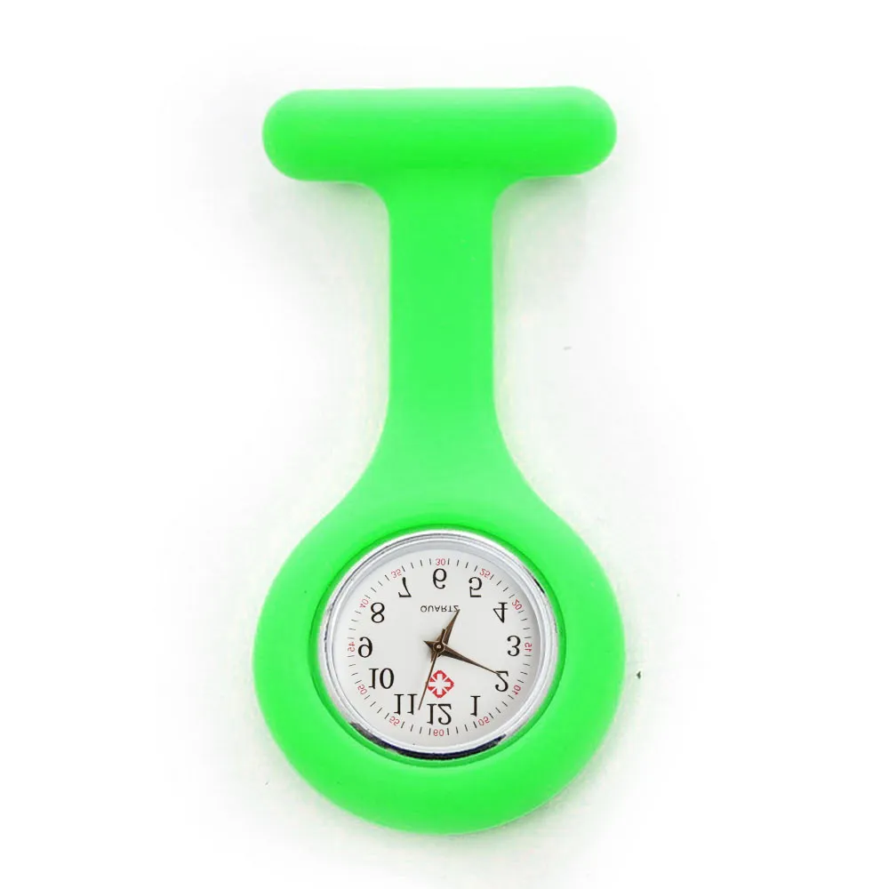 Silicone Pocket Watch infirmière Femmes Watch Pin Hangs Watch Fob Fob Immasproof Nurse-Gift Corloge pour les médecins hospitaliers Nurseing Habile6257627