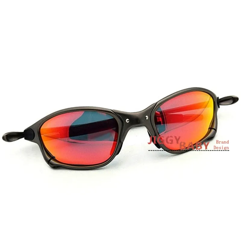 Top X Metal Juliet xx 2 Sunglasses Driving Sports Riding Polarized UV400 High Quality Sun Glasses Men Women Mirror Ruby Red Blue New3175110