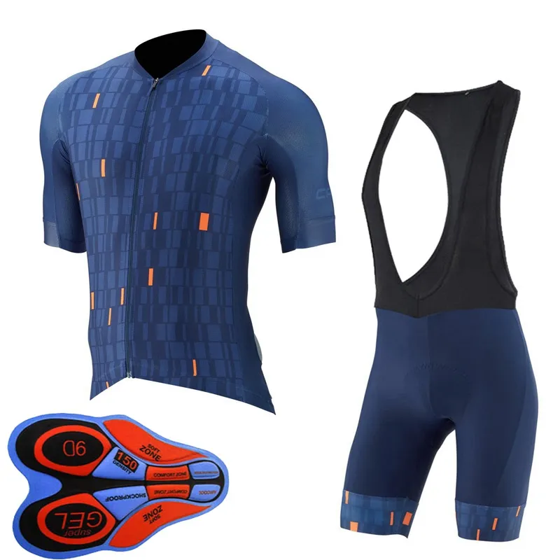 Men Capo Team Cycling Jersey 2021 Summer Short Shirt Shirt Bib Set Maillot Ciclismo Bicycle Tenues de vélo de vélo sec 232U