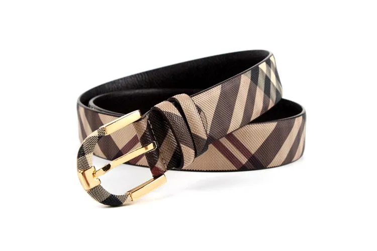 Helt nya herr- och kvinnors läderbältesmode Kontrollerat läderbältesnål Buckle Type Casual Business Belt Good Quali254T