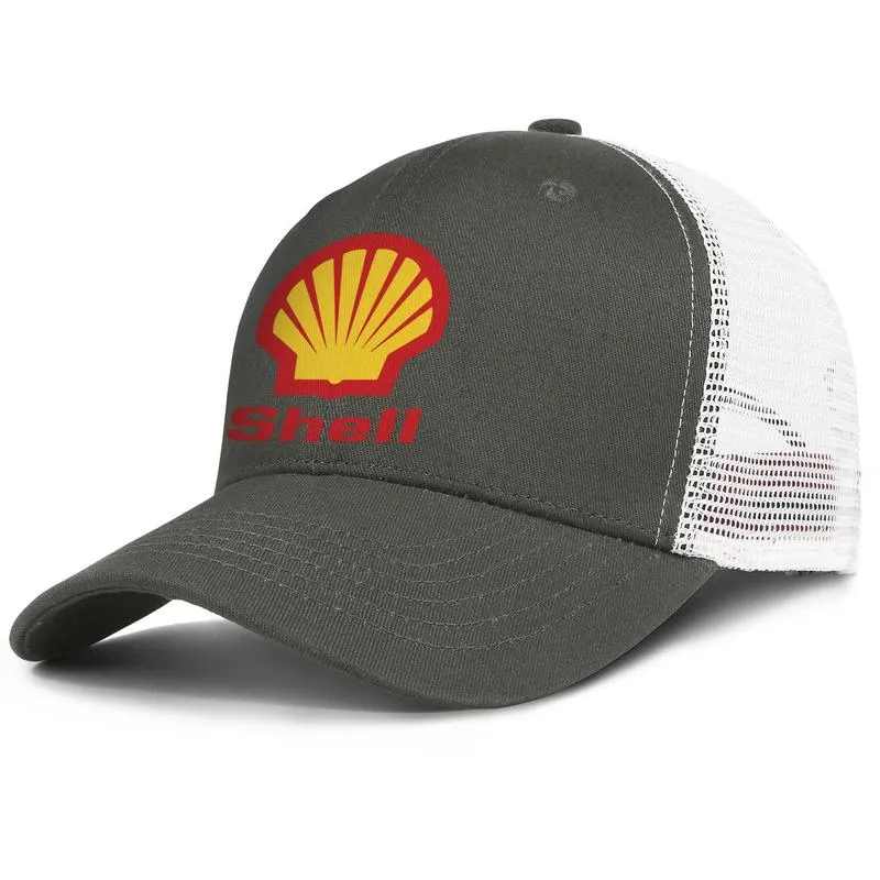 Shell gasoline gas station logo mens and women adjustable trucker meshcap golf cool personalized stylish baseballhats Gasoline Ame3003884