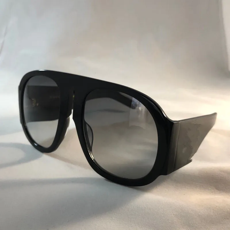 2022 óculos de sol de pista de luxo oversize com boxe original preto 0152 marca designer óculos de sol com caixas originais para mulher round217d