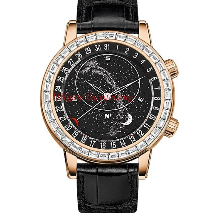 Dernières montres de mode pour hommes 5102 6102 6104 phase de lune ciel mouvement automatique fond pour hommes montre de luxe transparente Sport wa258G