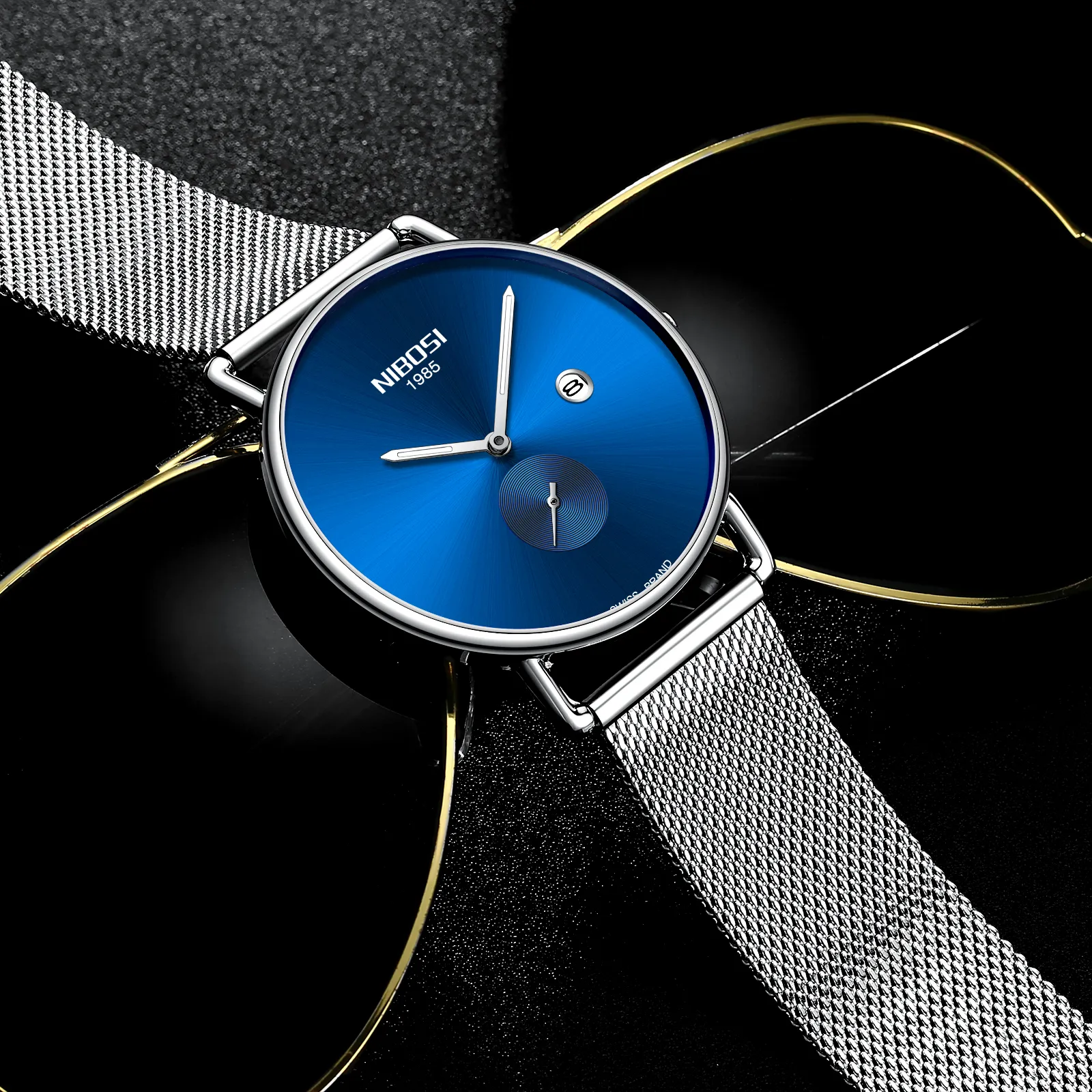 NIBOSI брендовые роскошные часы для влюбленных, водонепроницаемые мужские и женские часы для пар, кварцевые наручные часы, мужской женский браслет, Relogio Masculino278u
