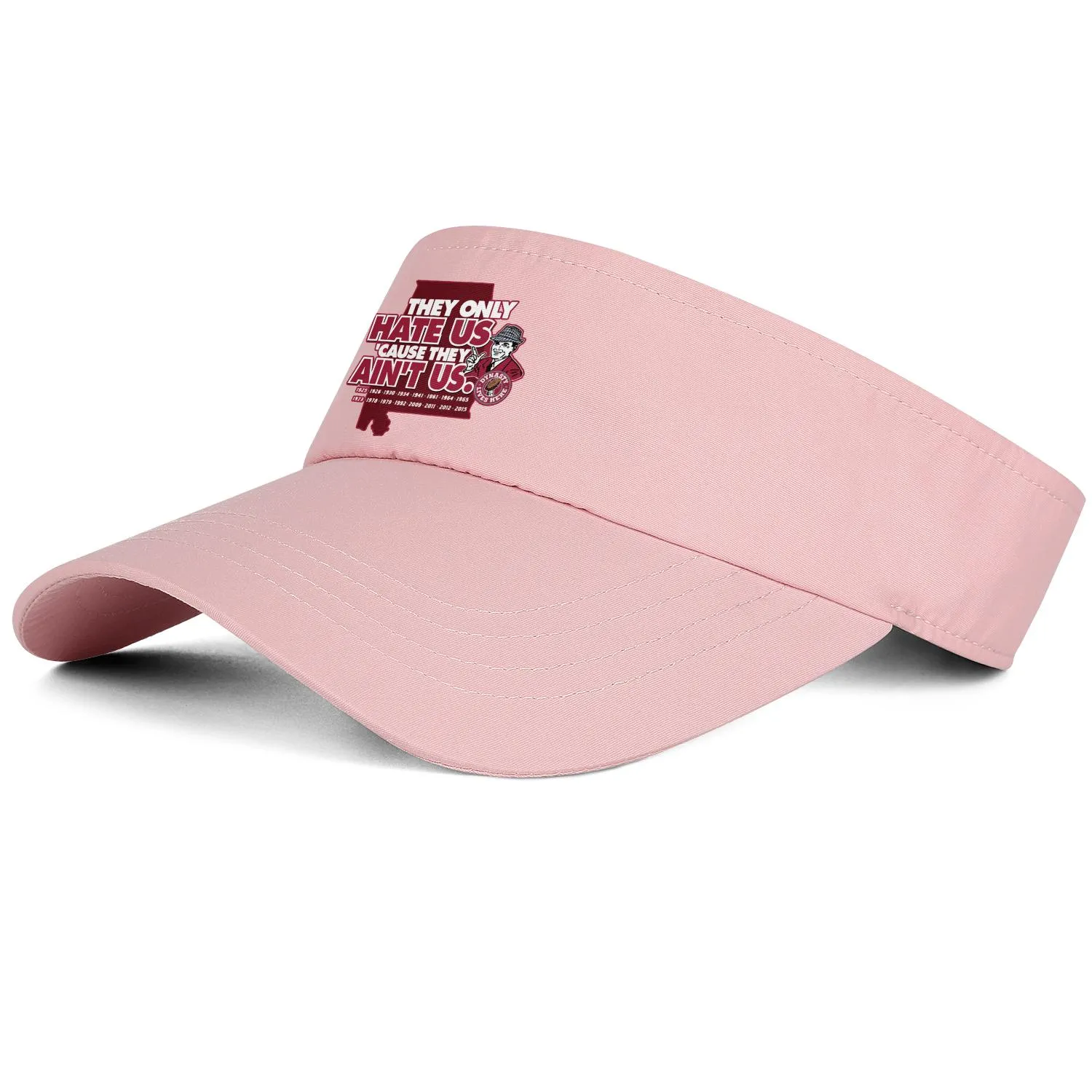 1College football équipe logo rose femme chapeau de tennis chauffeur de camion conception ajustement chapeau de golf cool mode baseball casquette personnalisée mode cl6522273