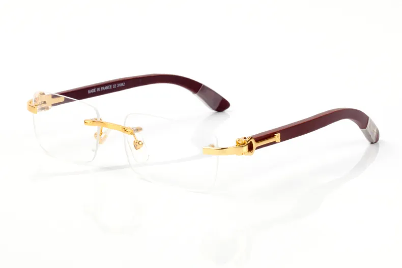 패션 흰색 버팔로 뿔 안경 새로운 남성 선글라스 태도 광학 안경 나무 프레임 흰색 천연 버팔로 혼 선글라스 f308i