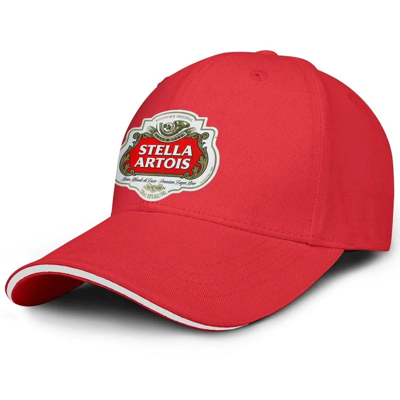 Unisex Stella Artois Beer Anno 1366 Fashion Baseball Kanapka Baseball Oryginalna czapka kierowcy ciężarówki Logo Lotus Wine Butelka Grey P4614333