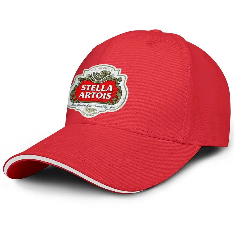 Unisex Stella Artois Beer Anno 1366 Fashion Baseball Sandwich Hat baseball Original Truck driver Cap Logo Lotus Wine Bottle Gray P6502844